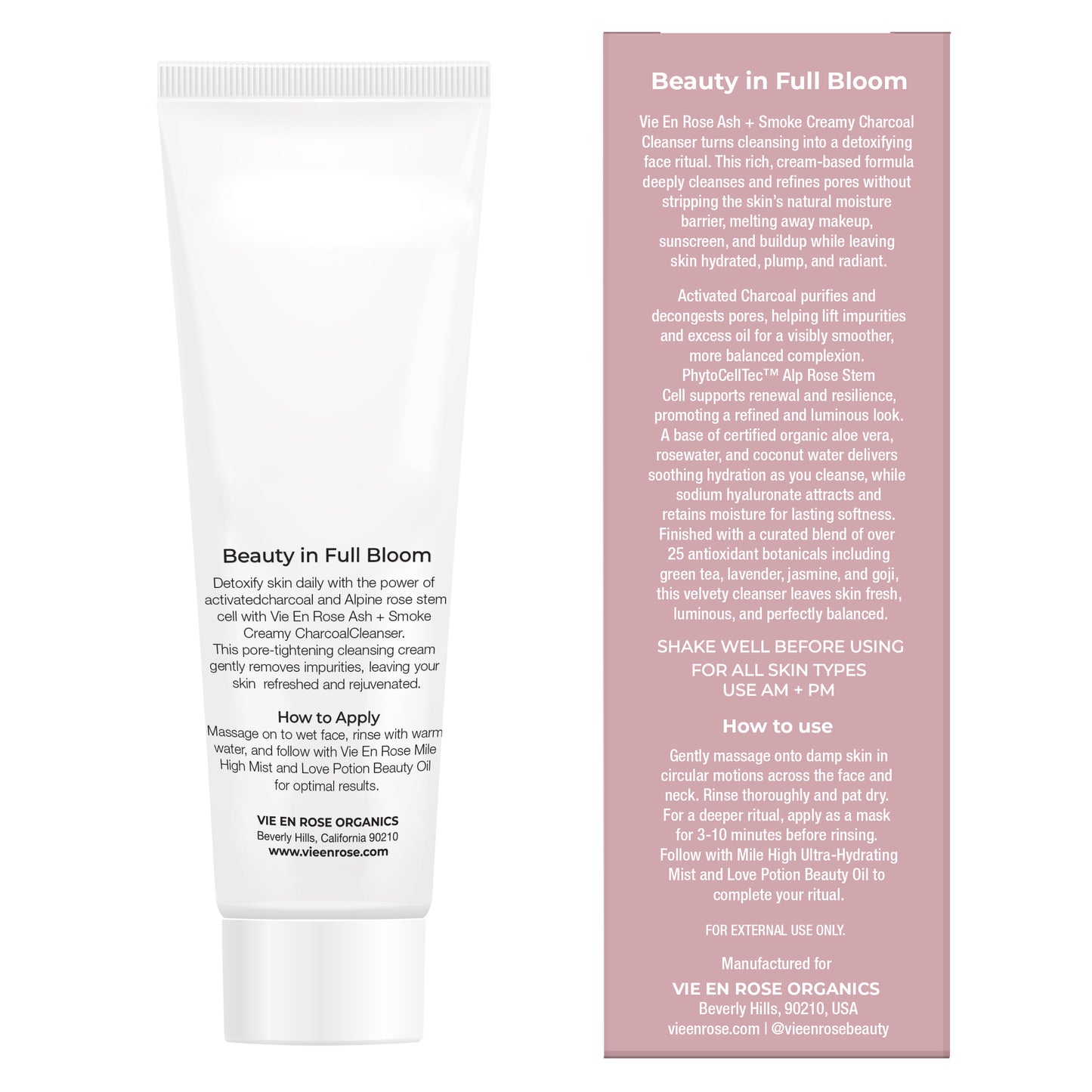 Ash + Smoke Creamy Charcoal Cleanser