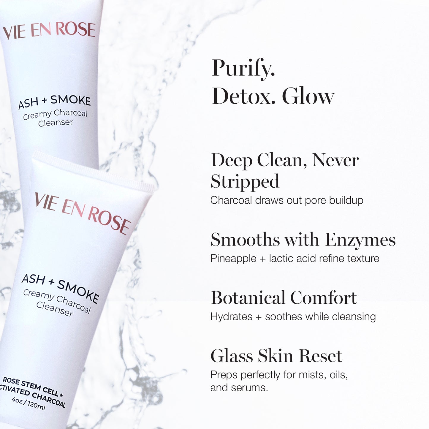 Ash + Smoke Creamy Charcoal Cleanser