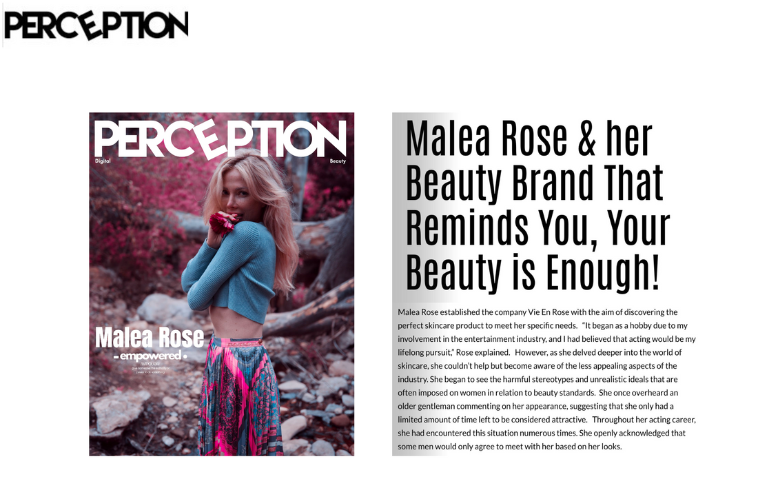 MALEA ROSE; HER BEAUTY BRAND THAT REMINDS YOU, YOUR BEAUTY IS ENOUGH!